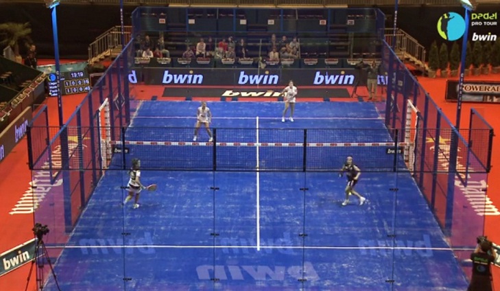 Pista de pádel ProTour Glasscor con vidrio templado
